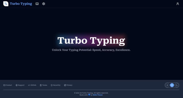 Screenshot of Turbo Typing